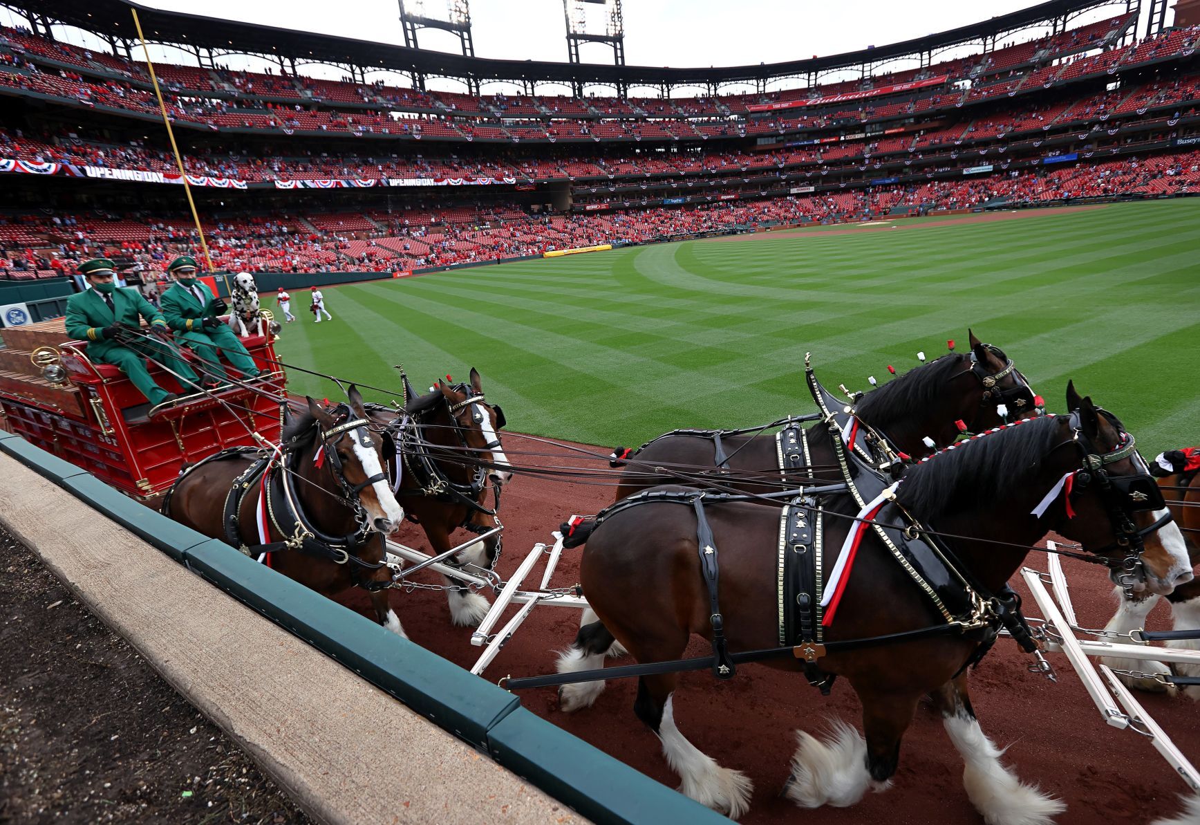 St. Louis Cardinals 2021 home opener at Busch Stadium